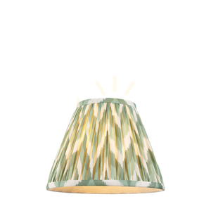Lampshade Endon Zigzag Green Fabric 25cm Aspen Green small 0