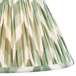 Zigzag Green Endon lampshade small 1