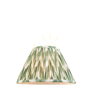 Zigzag Green Endon lampshade small 0