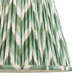 Lampshade Endon Zigzag Aspen Green Fabric 35 cm E27 small 2