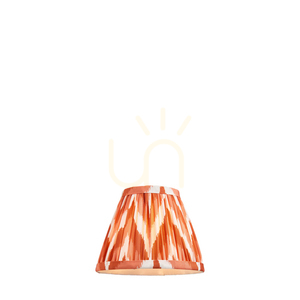 Endon Orange Apricot Fabric Lampshade 16 cm small 0