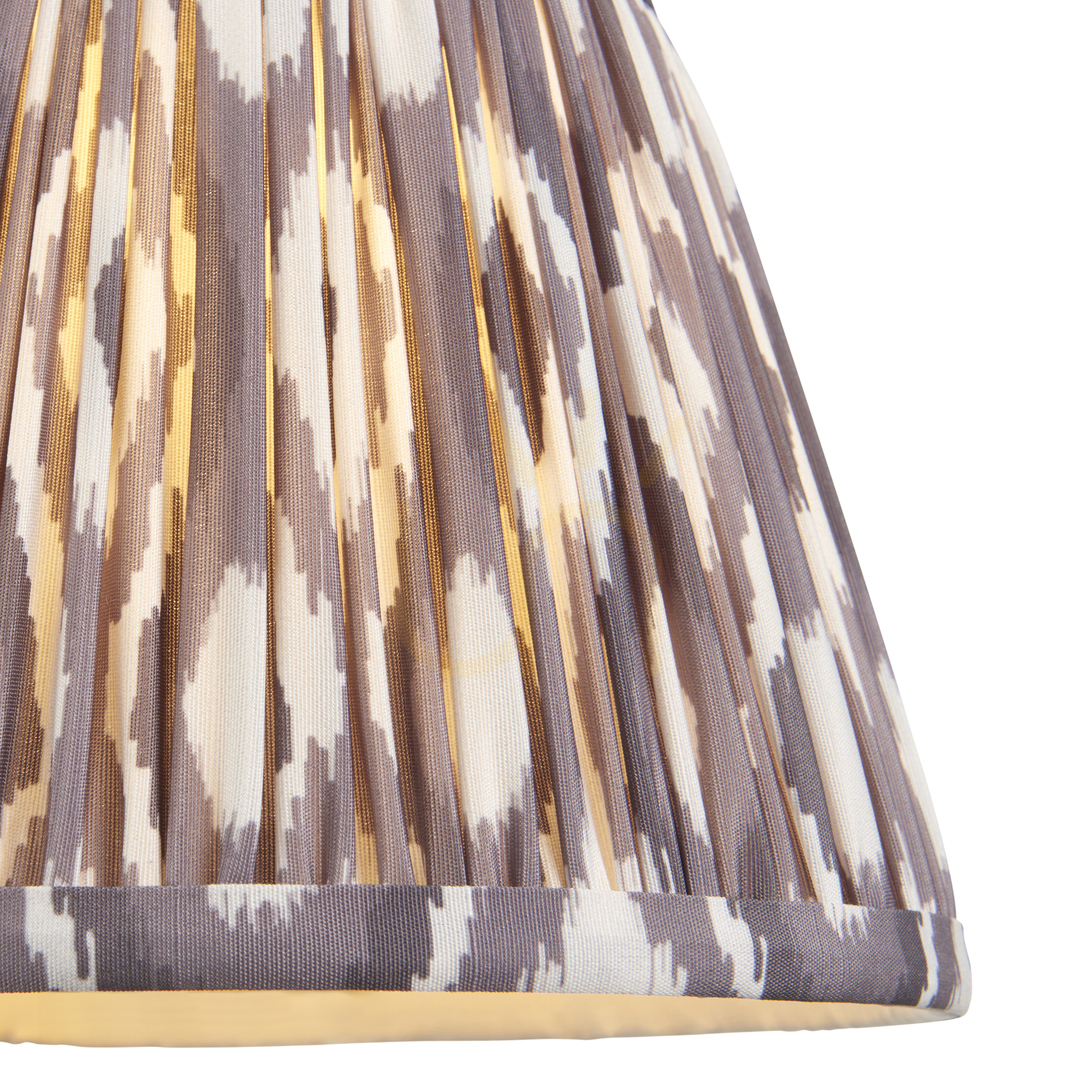 View Ikat Grey Endon Lampshade Ikat Grey Endon Lampshade