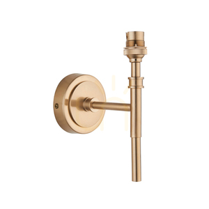 Brass Wall Light Endon Chester B22 Steel Dimmable 1 Light 20.5cm small 0