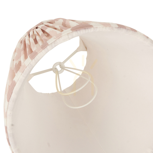 Check Ikat Beige Endon lampshade