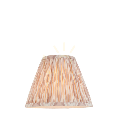Check Ikat Beige Endon lampshade