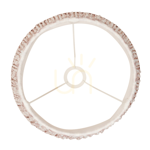 Check Endon Ikat beige pleated lampshade 35 cm E27/B22