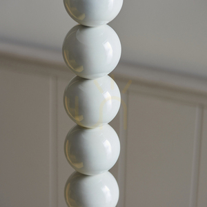 Endon Higgledy 113860 almond white floor lamp base 132.7 cm E27, shade not included small 2