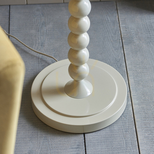 Endon Higgledy 113860 almond white floor lamp base 132.7 cm E27, shade not included small 4