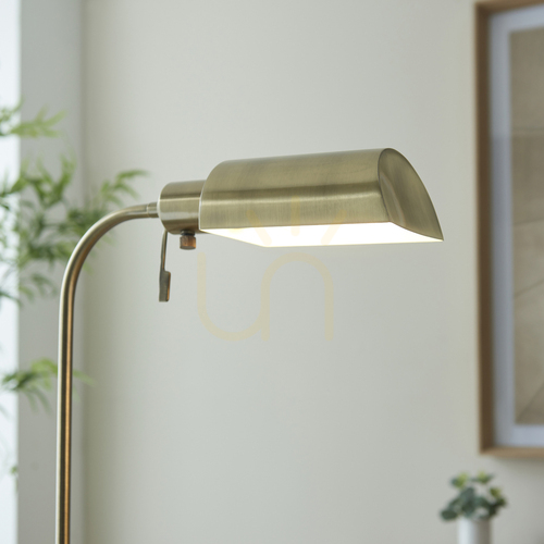 Check Pharmacy Brass Endon Standing Lamp