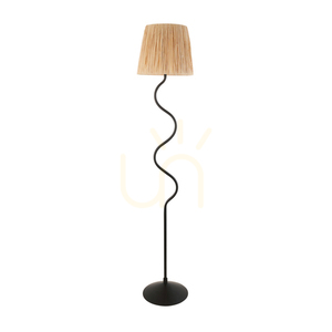 Standing Floor Lamp Endon Black Natural Fibre E27 150cm Wriggle 6 Standing Floor Lamp Endon Black Natural Fibre E27 150cm Wriggle small 6