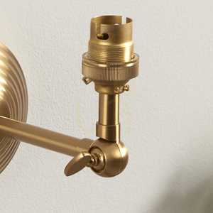 Endon Obelisk Wing Wall Light Brass B22 Dimmable small 2