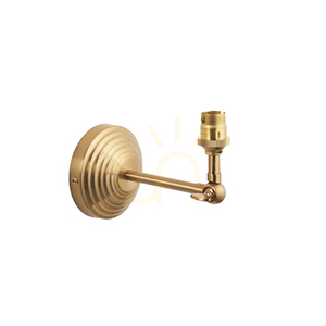 Endon Obelisk Wing Wall Light Brass B22 Dimmable small 0