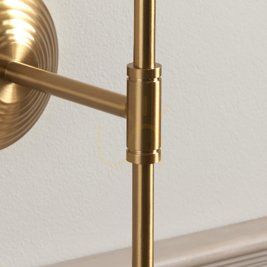 Display Wall lamp Obelisk T Bar Brass Endon Wall lamp Obelisk T Bar Brass Endon