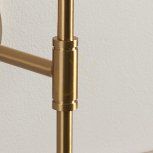 Wall lamp Dome T Bar Brass Endon small 3