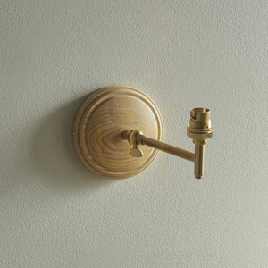 Wall lamp Wood Fold Brass Endon small 1