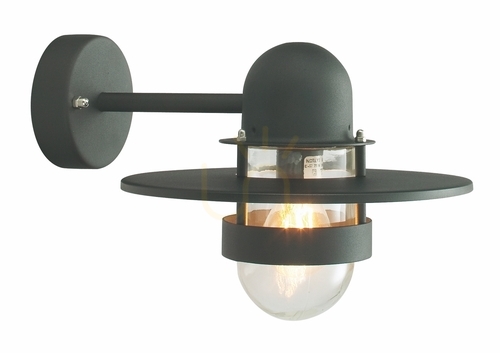 Check Outdoor wall lamp BERGEN NORLYS 270BL Black E27 Norlys