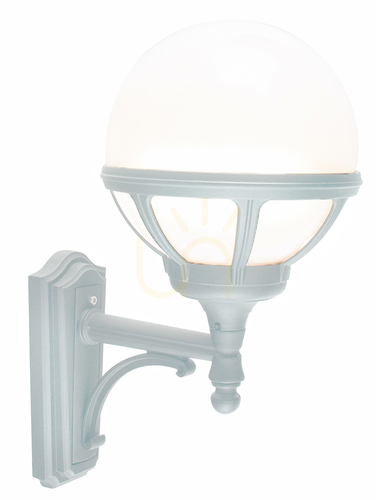 Check Outdoor wall lamp BOLOGNA NORLYS 361WH White E27 Norlys.