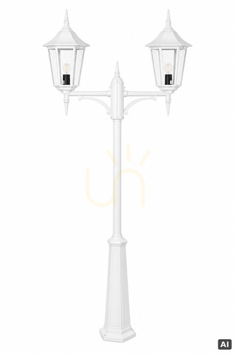 Check MODENA NORLYS 382WH White E27 Garden Lantern