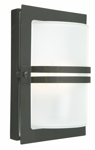Check Outdoor wall lamp BASEL NORLYS 665BL Black E27 Norlys.