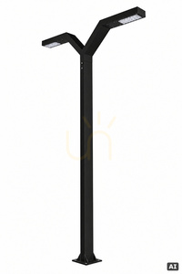 Trysil 1023BL Lighting Pole Black LED 4000K DALI2 300 cm NORLYS small 0