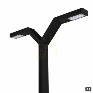 Trysil 1023BL Lighting Pole Black LED 4000K DALI2 300 cm NORLYS small 1