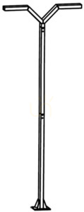 NORLYS Trysil Black LED Garden Lantern 4000K DALI2 1043BL small 0