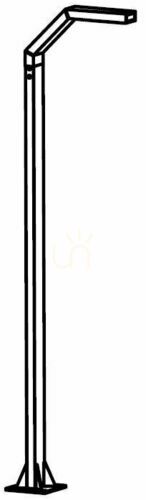 Check TRYSIL NORLYS 1050BL Black LED 3000K DALI2 Norlys Garden Lantern.