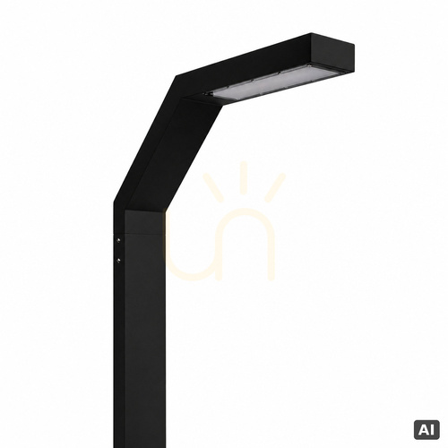 Check Norlys Trysil 1073BL garden pole light black LED 17 W 4000 K 350 cm
