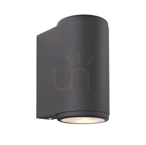 Check Outdoor wall lamp MANDAL NORLYS 1371BL Black GU10 Norlys.