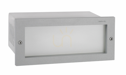 Check GRIMSTAD NORLYS Recessed Wall Lamp 1537AL Grey LED 2700K Norlys.