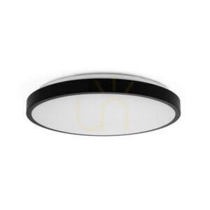 Plafond V-TAC 24W LED round 30cm surface-mounted IP44 black VT-8624B 6500K 2500lm small 0