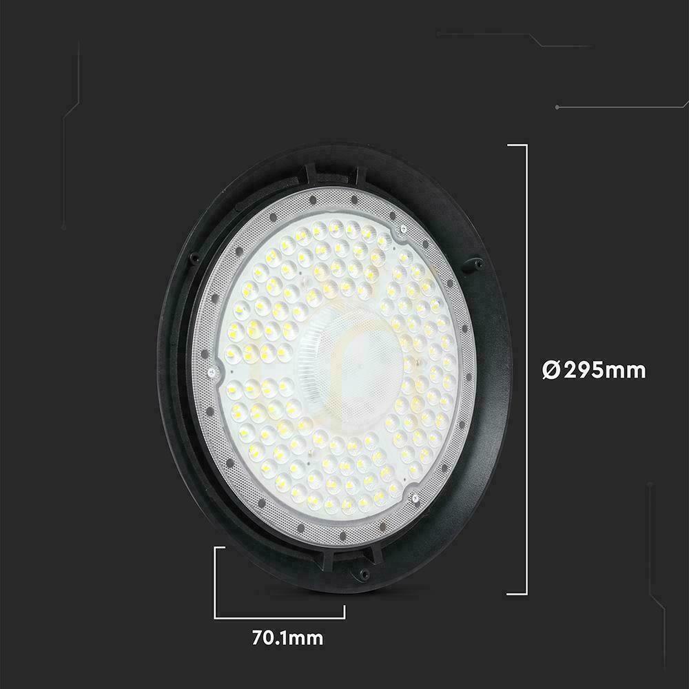 Show V-TAC 200W LED UFO high bay IP65 ALU luminaire 135Lm/W VT-92201-N 6500K 27000lm 5 year warranty V-TAC 200W LED UFO high bay IP65 ALU luminaire 135Lm/W VT-92201-N 6500K 27000lm 5 year warranty