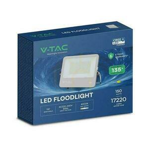 LED projector V-TAC CREE CHIP 150W 135lm/W cable 1m IP65 VT-44153 3000K 17220lm 5 year warranty small 5