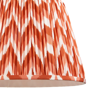 Lampshade Endon Zigzag Orange Fabric 40 cm small 2