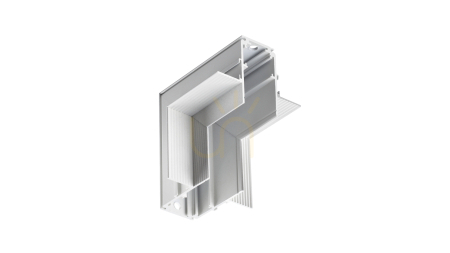Check L 90° internal switch for flush-mounted magnetic rail LUNA-MAG white - LUNA-LSPW90-V - LUNARES
