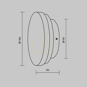 BASIC TEXTURE wall lamp MOD461WL-L5BGK Maytoni small 8