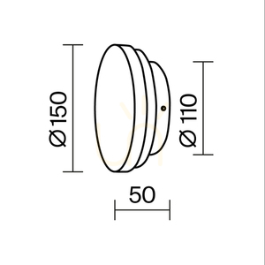 BASIC TEXTURE wall lamp MOD461WL-L5BGK Maytoni small 9