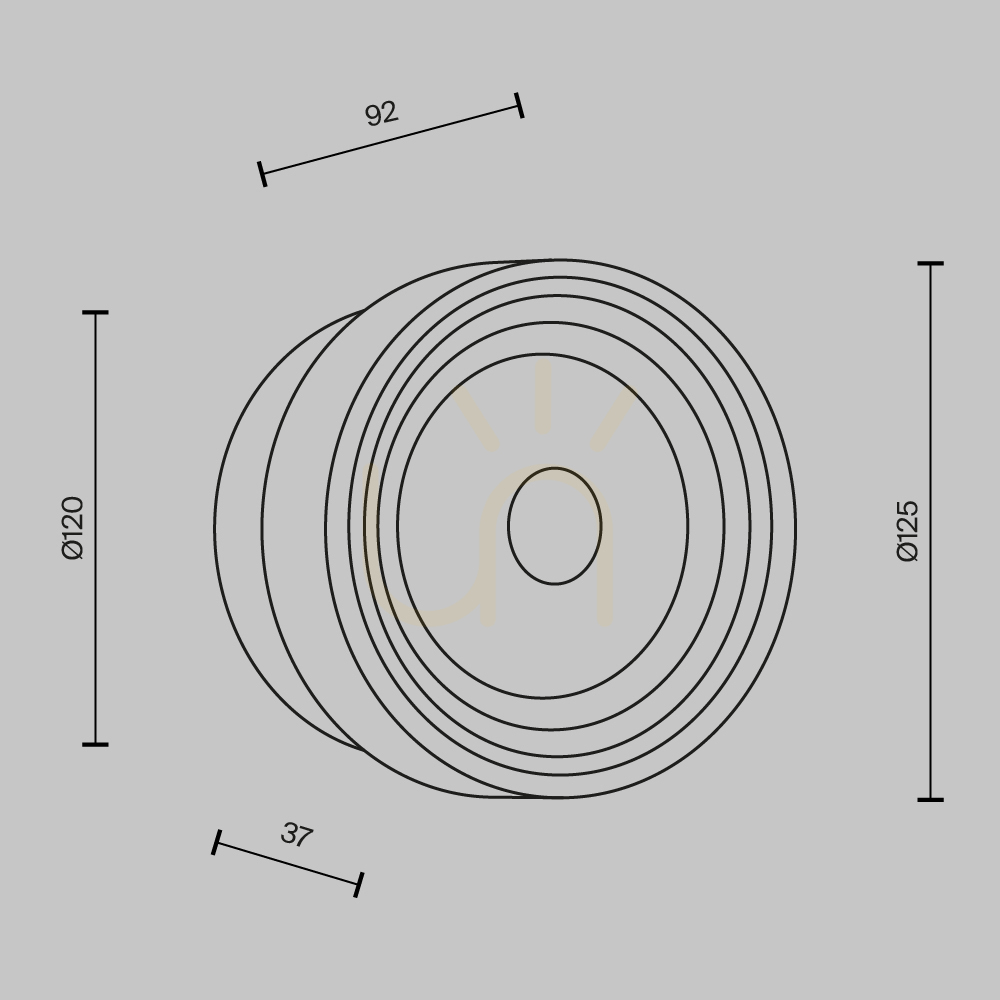 Show Wall lamp OLO MOD493WL-L6BSK2 Maytoni Wall lamp OLO MOD493WL-L6BSK2 Maytoni