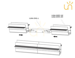 Magnetic Track LUNA-MAG 200 cm White Lunares LUN-37-0052-20 small 4