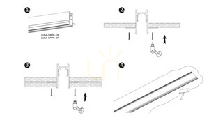Magnetic Track LUNA-MAG 200 cm White Lunares LUN-37-0052-20 small 3