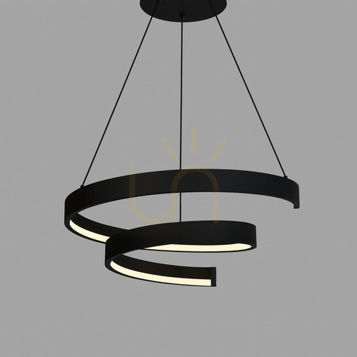 Check LED TOPPO pendant lamp black 6032-0110 Aviano