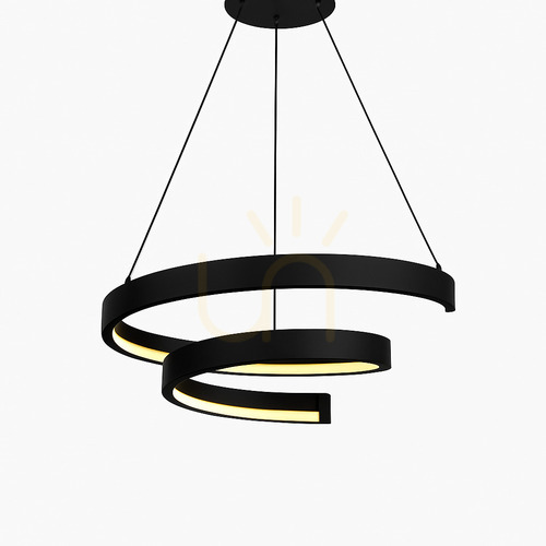 Check LED TOPPO pendant lamp black 6032-0110 Aviano
