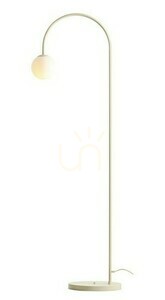 Aldex Una Cream floor lamp, cream, 157 cm, 1116A9 small 0