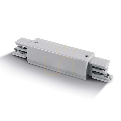 Check Live Connector FOR 3 Circuit Lighting Track White 100-240v ZAMBELIS