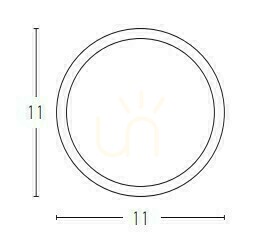 Black LED Panel 3000k 7W 24V ZAMBELIS 1 Black LED Panel 3000k 7W 24V ZAMBELIS small 1