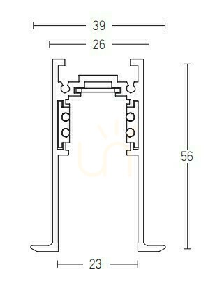 Check Magnetic Recessed Track 1M Black ZAMBELIS Magnetic Recessed Track 1M Black ZAMBELIS