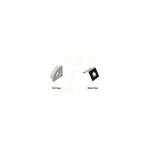Check Zambelis 20197-E end cap and clip kit for LED profile 20197