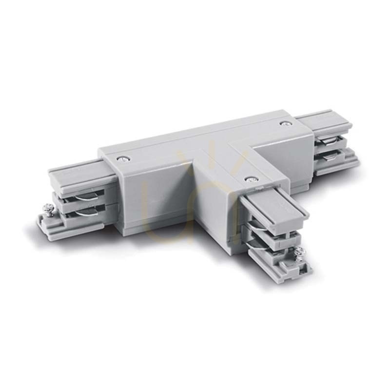 T' Connector FOR 3 Circuit Lighting Track White 100-240v ZAMBELIS