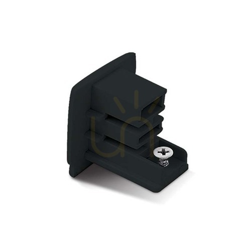 Check END CUP FOR 3 Circuit Lighting Track Black 100-240v ZAMBELIS