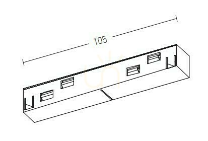 View Adaptor 143x18x17mm White Color ZAMBELIS Adaptor 143x18x17mm White Color ZAMBELIS